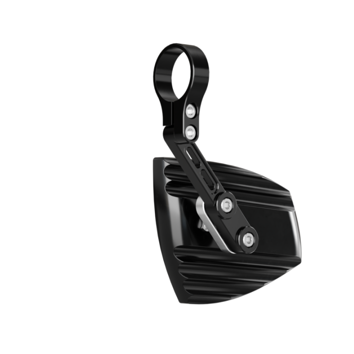Rétroviseur embout de guidon Highsider pro Wave - noir/argent