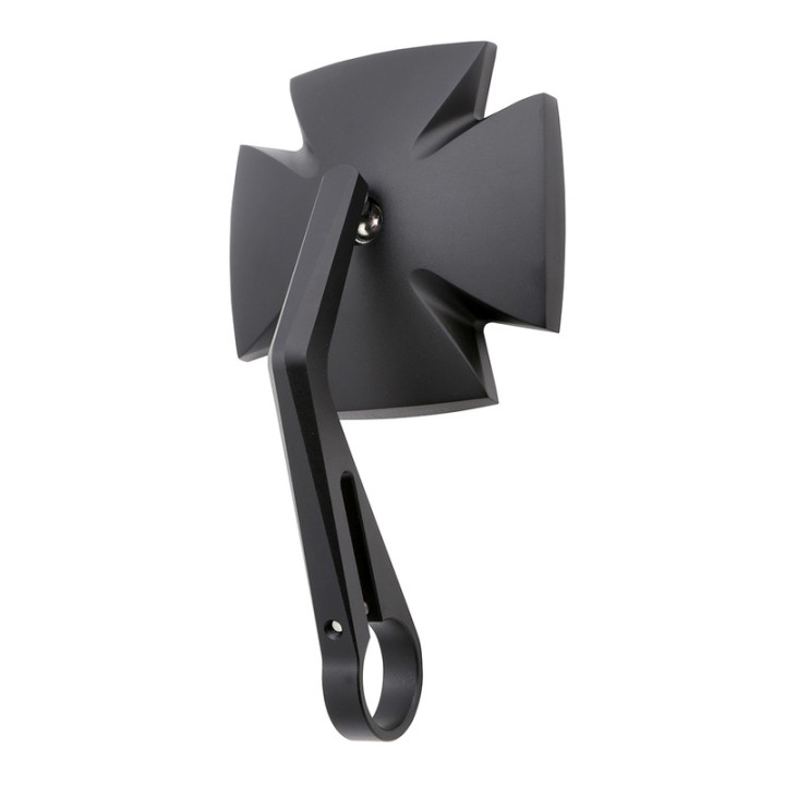 Rétroviseur embout de guidon Highsider pro Iron Cross - noir