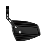 Rétroviseur embout de guidon Highsider pro Wave - noir/rouge
