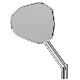 Rétroviseur de guidon Highsider pro Victory – chromé – à l'unité