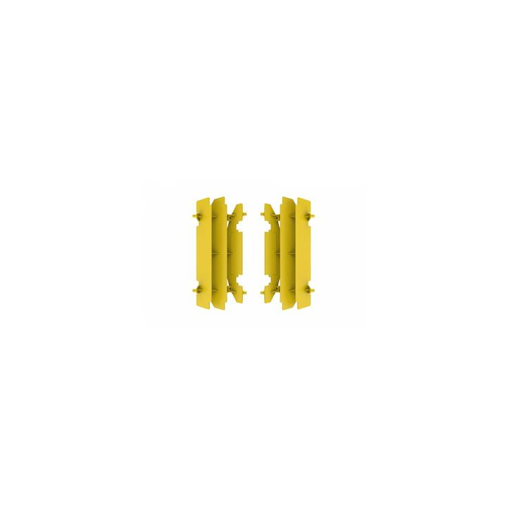Cache radiateur Polisport jaune Suzuki | Oxmoto