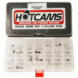 Coffret de pastilles de soupapes HOT CAMS Ø8,90x1,72 to 2,6mm - jeu de
