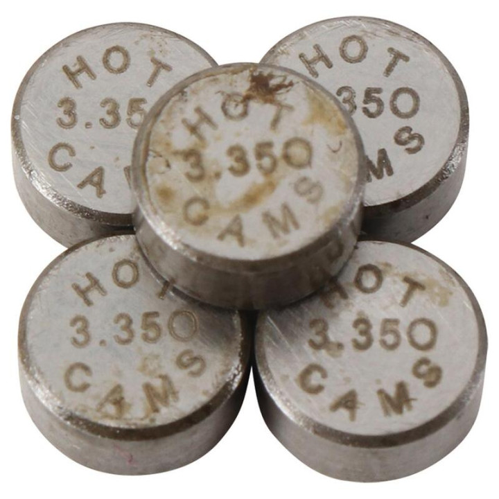 Pastilles de soupape HOT CAMS Ø7,48x3,35mm - jeu de | Oxmoto