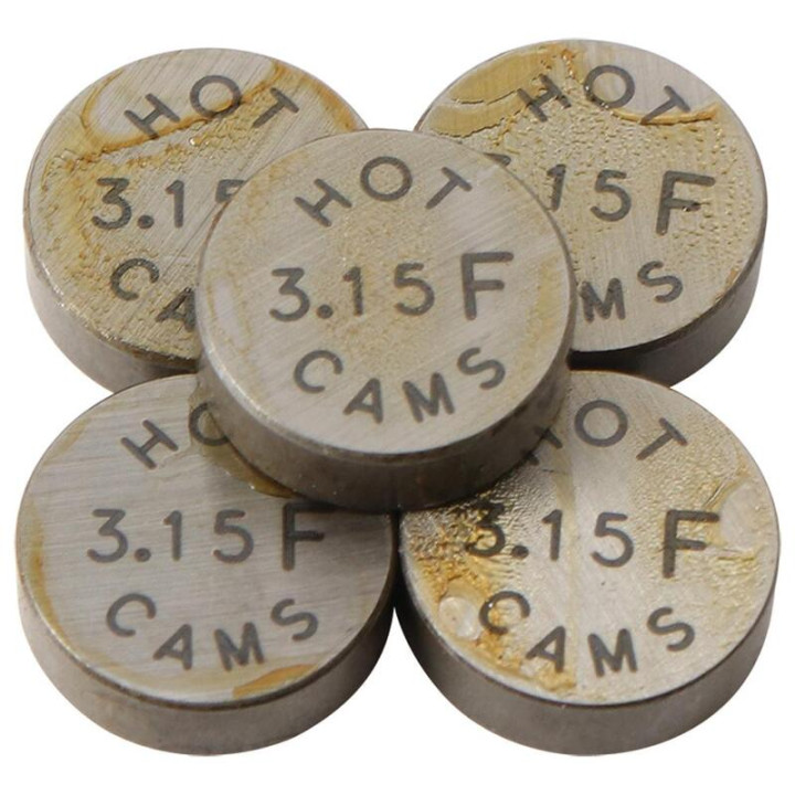 Pastilles de soupape HOT CAMS Ø10,0x3,15mm - jeu de | Oxmoto