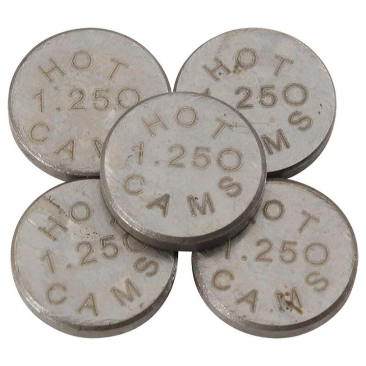 Pastilles de soupape HOT CAMS Ø7,48x1,25mm - jeu de | Oxmoto