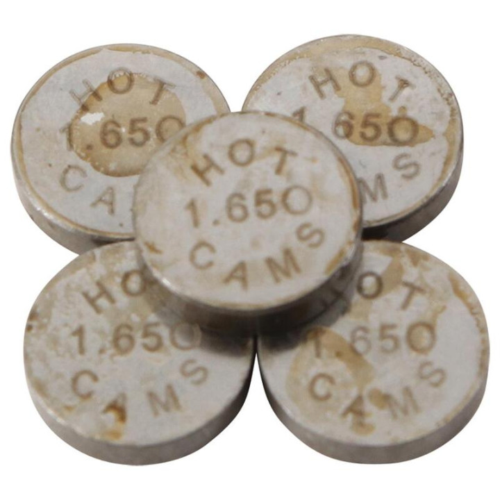 Pastilles de soupape HOT CAMS Ø7,48x1,65mm - jeu de | Oxmoto