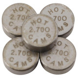 Pastilles de soupape HOT CAMS Ø7,48x2,70mm - jeu de | Oxmoto