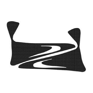 Sticker boîte à air Blackbird carbon look Yamaha yz125/yz250