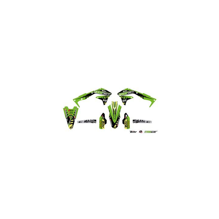 Kit plastique & déco UFO couleur origine Kawasaki kx450f