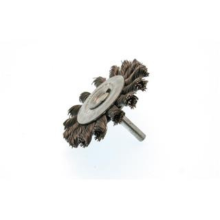 Brosse circulaire torsadée pts outillage tige ø75mm | Oxmoto