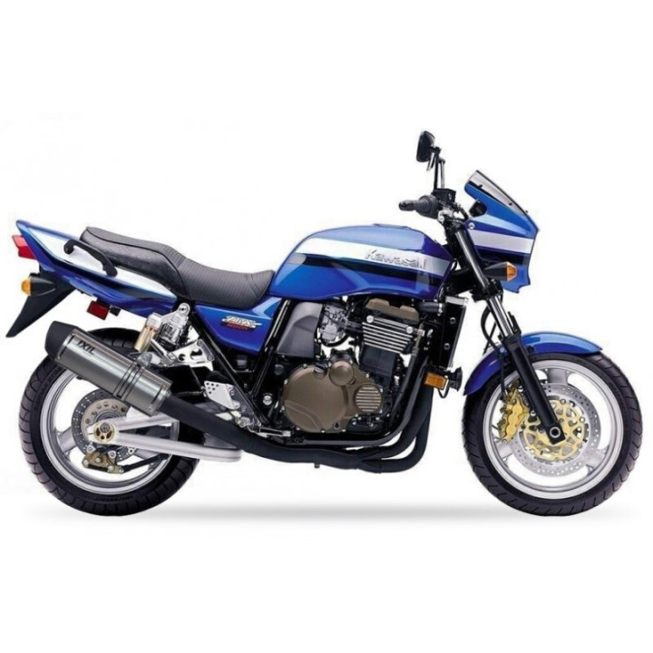 Silencieux IXIL Hexoval Xtrem inox / alu noir | Oxmoto