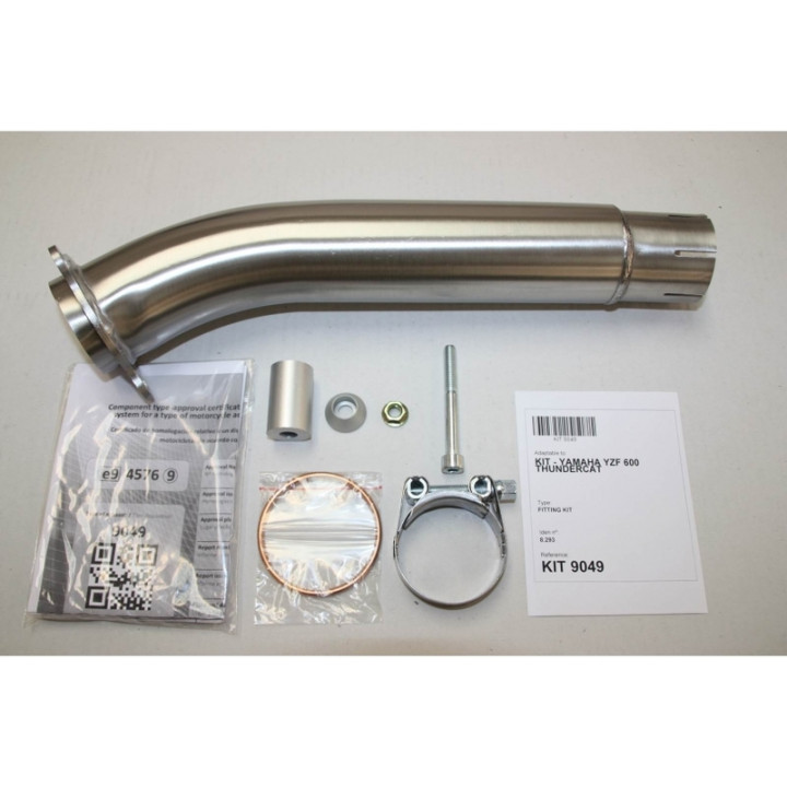 Silencieux IXIL Hexoval Xtrem inox / alu noir - Yamaha YZF 600 Yhundercat - OY9049VSE