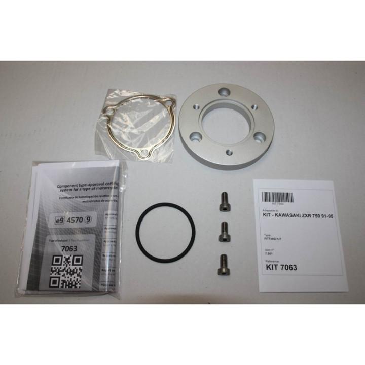 Silencieux IXIL Hexoval Xtrem inox / alu noir - Kawasaki ZX750R - OK7063VSE