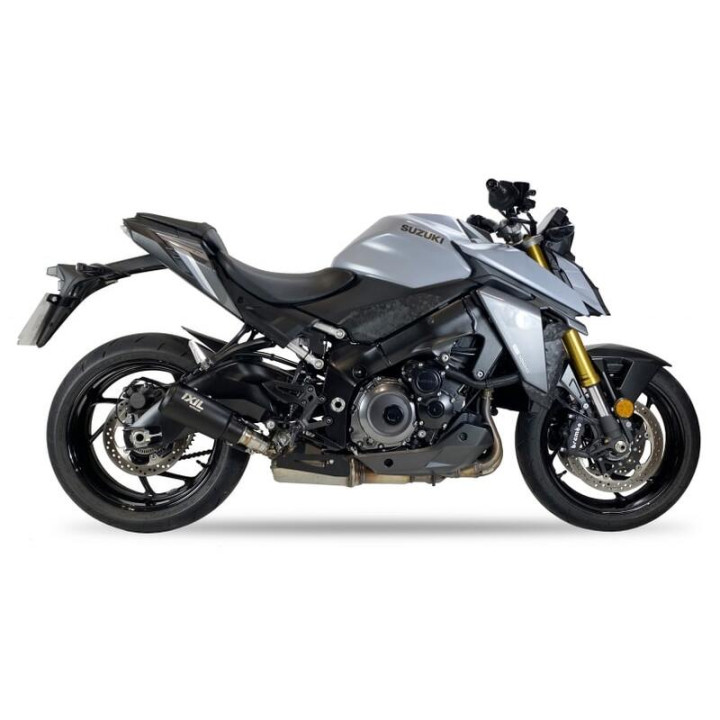 Silencieux IXIL Race Xtrem inox noir/inox noir | Oxmoto