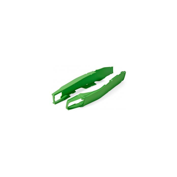 Protection de bras oscillant Polisport vert Kawasaki kx250f/450f
