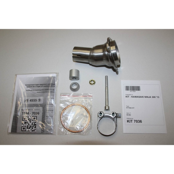 Silencieux IXIL Hexoval Xtrem - Kawasaki Ninja 250-300 R - OK7036VSE