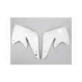 Ouïes de radiateur UFO blanc Kawasaki kx250f 1087148003