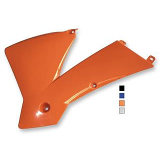 Ouies de radiateur argent pour exc 2003-04 et sx 2001-04
