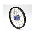Roue avant complète ART 21x1,60x36t jante noir/moyeu bleu/rayons argent/têtes de rayons argent 1075959002