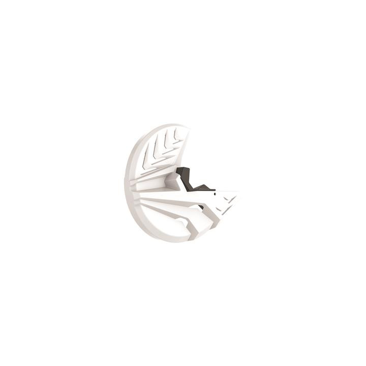 Protège disque avant Polisport blanc Kawasaki kx250f/450f
