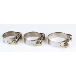 IXIL Clamp, Stainless Steel, 63-68mm | Oxmoto