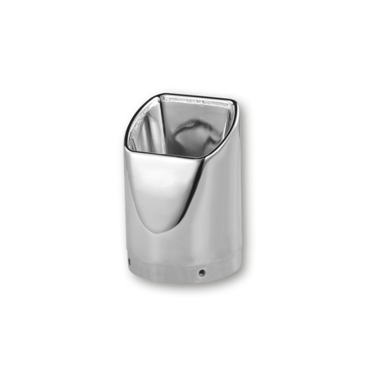 IXIL IRONHEAD Endcap Square, Crome Ø112mm | Oxmoto