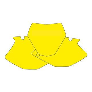 Fonds de plaque Blackbird jaune Yamaha yzf250 | Oxmoto