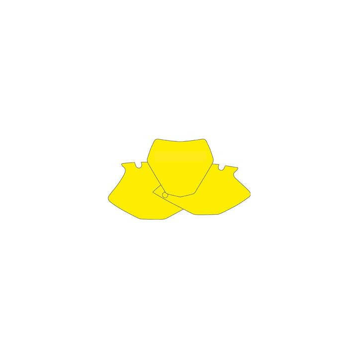 Fonds de plaque Blackbird jaune Yamaha yzf250 | Oxmoto