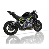 Silencieux IXIL Dual Hyperlow L3XB inox noir / alu - Kawasaki Z900 Full - XK7372XB