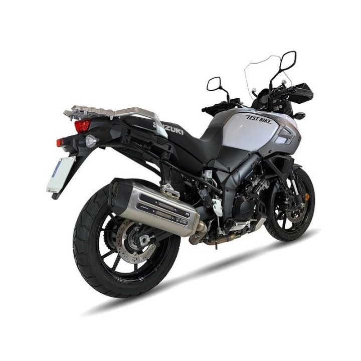 Silencieux IXIL MXT inox / alu noir - Suzuki DL 1000 V-Strom - ES8084SS
