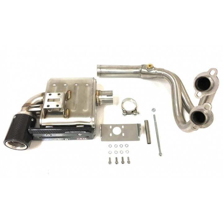 Ligne complète IXIL Super Xtrem SX1 inox / carbone - Kawasaki Z650/Ninja 650 - SK7753C