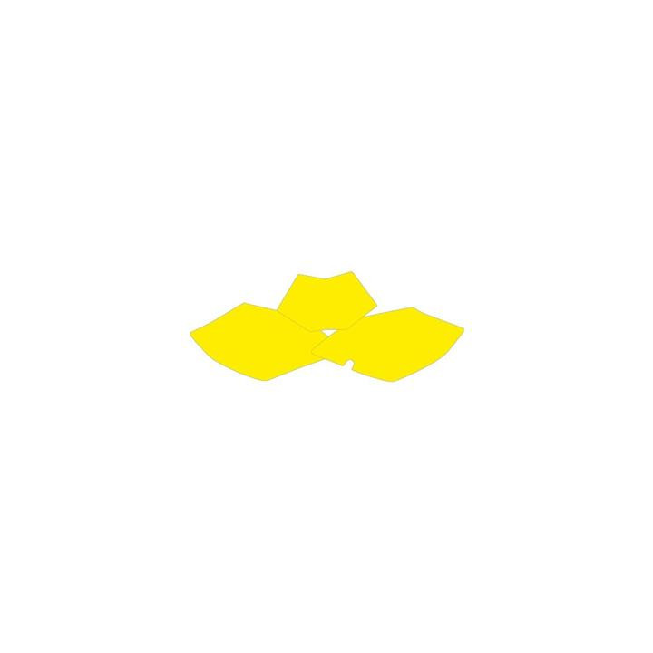 Fonds plaque Beta rr 10 jaune | Oxmoto