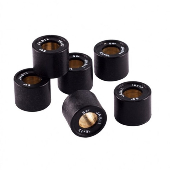 Jeu de galets JASIL 15x12mm 6,5gr - 6 pièces | Oxmoto