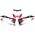 Fonds de plaque Blackbird graphic blanc Suzuki rm-z450