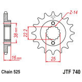 Kit chaîne JT 525 Z3 - 15/39-104 - Couronne alu standard - Necessite un porte couronne JT SPROCKETS