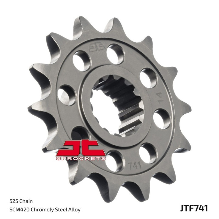 Kit chaîne JT 525 Z3 - 15/41-104 - Couronne alu standard - Necessite un porte couronne JT SPROCKETS