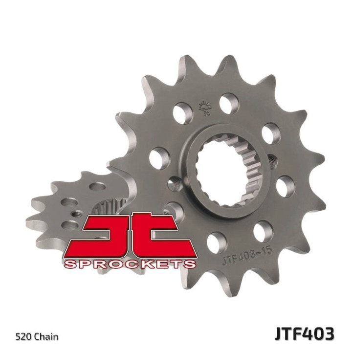Kit chaîne JT 520HDS 15/53 super-renforcée - couronne ultra-light anti-boue