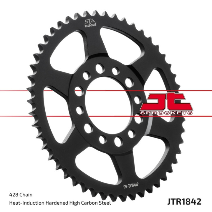 Kit chaîne JT 428HDR 14/54 renforcée - couronne standard