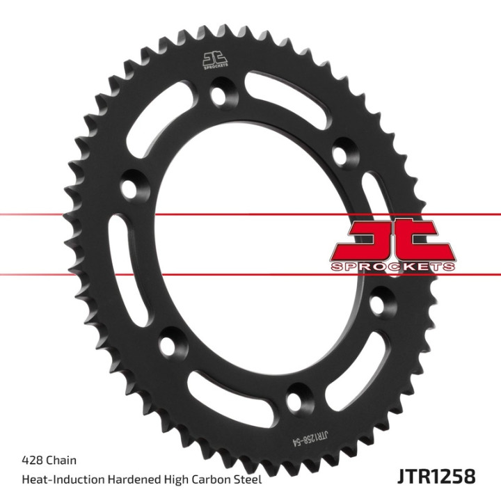 Kit chaîne JT 428HDR 17/54 renforcée - couronne standard