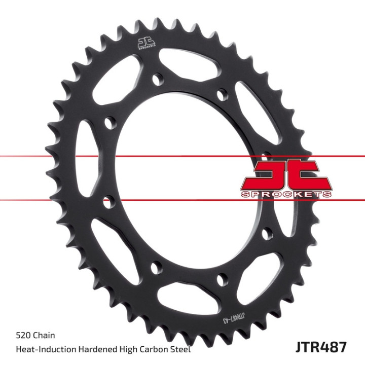 Kit chaîne JT 525X1R3 15/42 renforcée - couronne standard