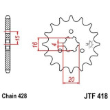 Kit chaîne JT 428HDR 15/49 renforcée - couronne standard