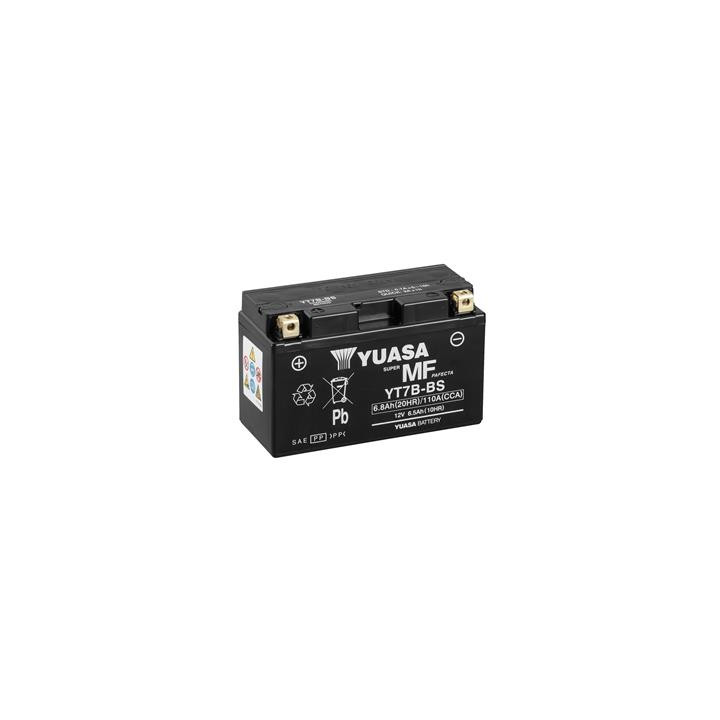 Batterie YUASA sans entretien avec pack acide - YT7B-BS