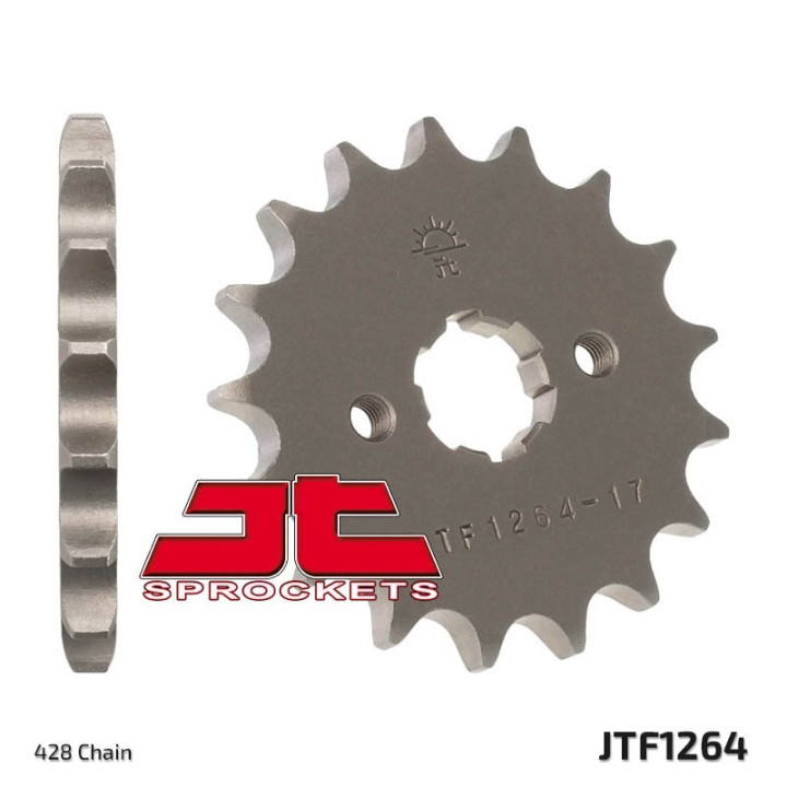 Kit chaîne JT 428HDR 15/51 renforcée - couronne standard