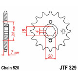 Kit chaîne JT 525X1R3 13/33 renforcée - couronne standard