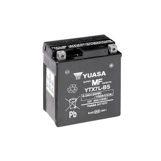 Batterie YUASA sans entretien avec pack acide - YTX7L-BS