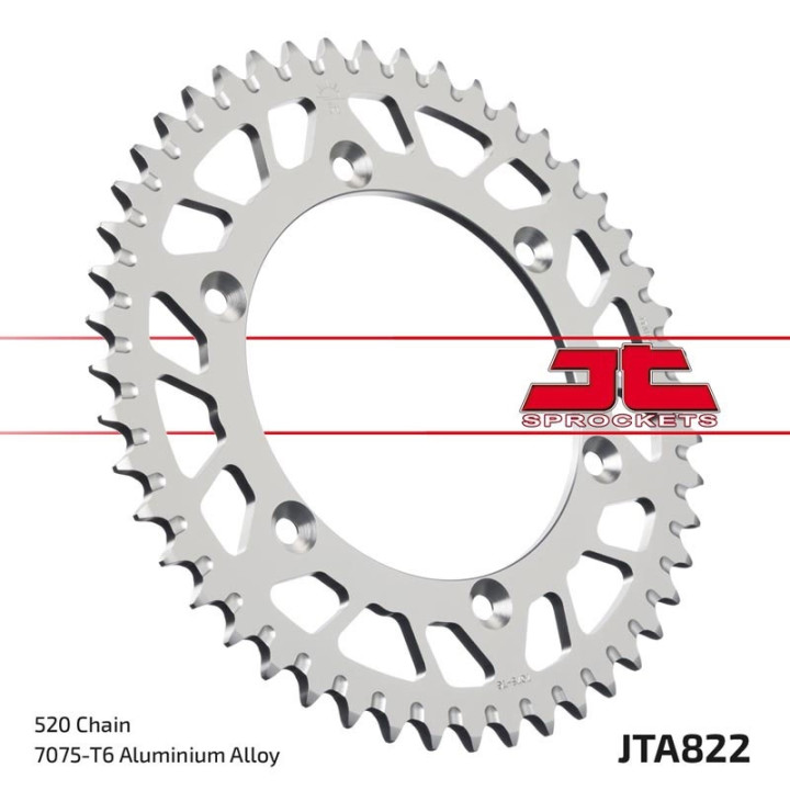 Kit chaîne JT 520X1R 13/50 renforcée - couronne ultra-light anti-boue