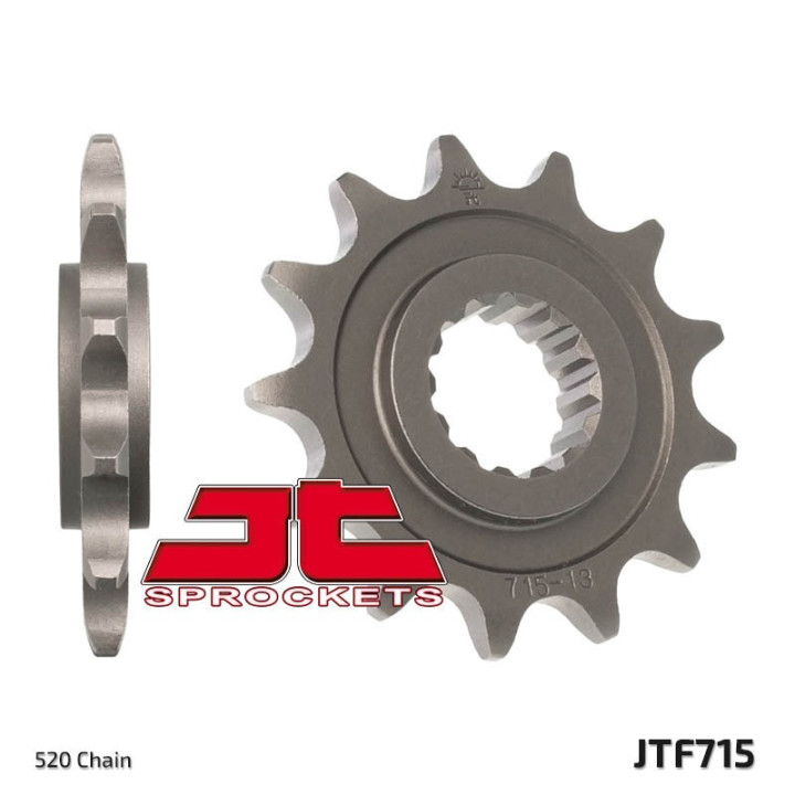 Kit chaîne JT 520X1R 13/51 renforcée - couronne standard