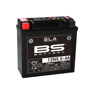 Batterie BS BATTERY SLA sans entretien activé usine - 12N5.5-4A/4B