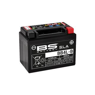 Batterie BS BATTERY SLA sans entretien activé usine - BB4L-B