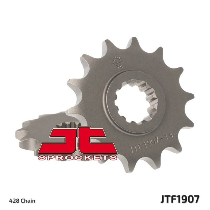 Kit chaîne JT 428HDR 14/46 renforcée - couronne standard